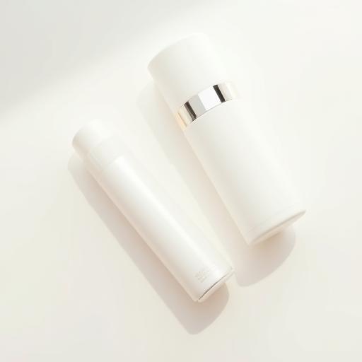 Creative product shot of luxury skincare item